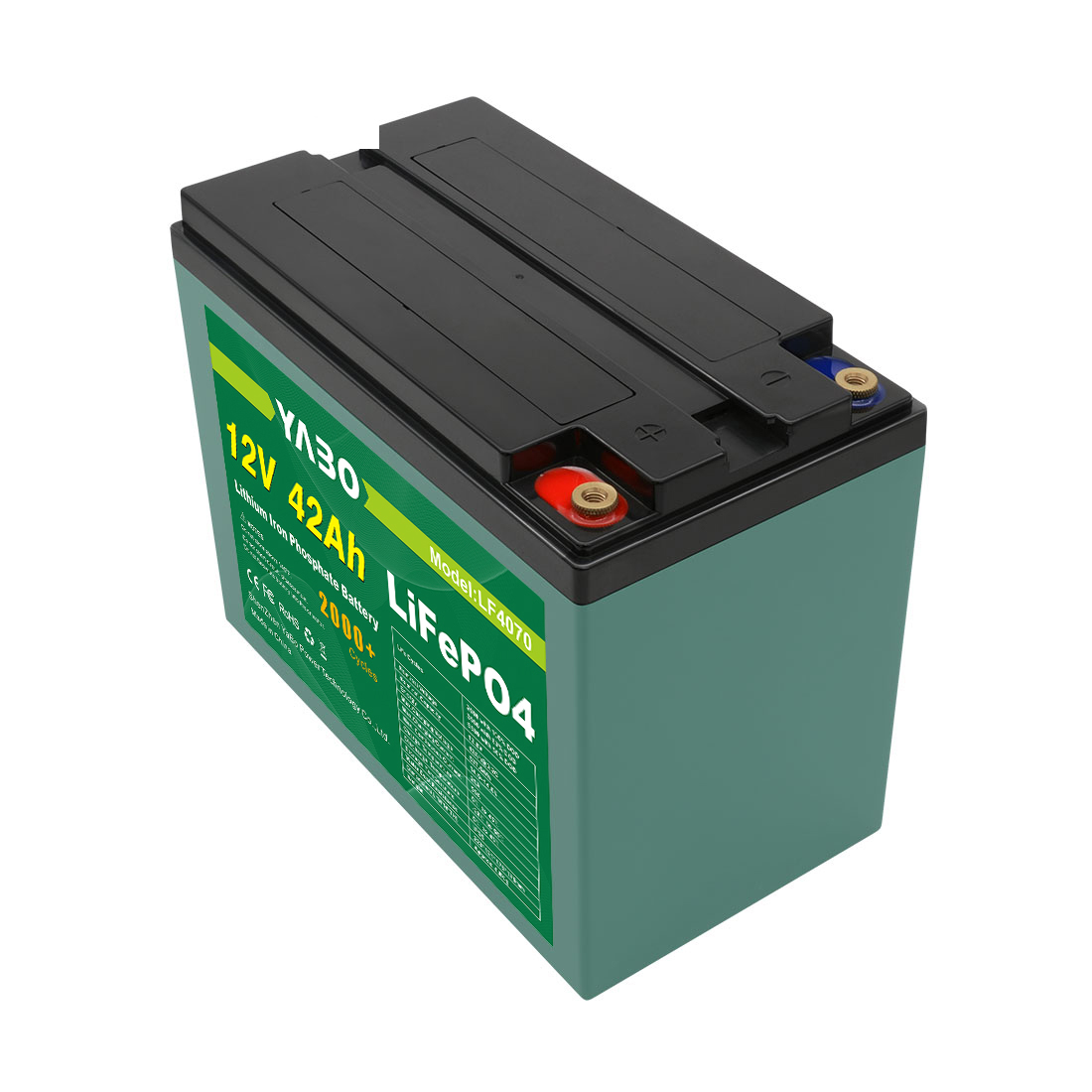 12V 42Ah Cylindrical Lithium Ion 12v Power Cell Battery